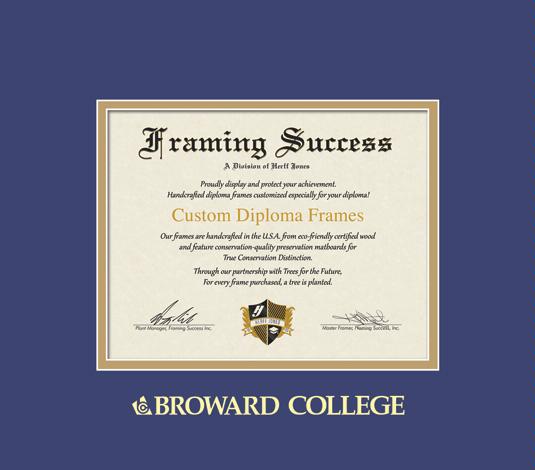 Custom Diploma Frames Certificate Frames Framing Success Broward