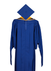 CITY UNIVERSITY OF NEW YORK MASTER GOWN HOOD MORTARBOARD NAVY TASSEL FRONT 3-23-2025