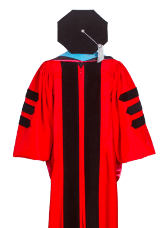 MINNESOTA STATE UNIVERSITY MOORHEAD DOCTOR GOWN HOOD TAM FRONT(1)
