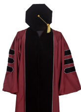 UMASS_AMHERST_DOCTOR_GOWN_TAM_FRONT_VIEW