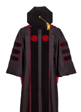 WESTERN KENTUCKY UNIVERSITY DOCTOR GOWN HOOD TAM FRONT