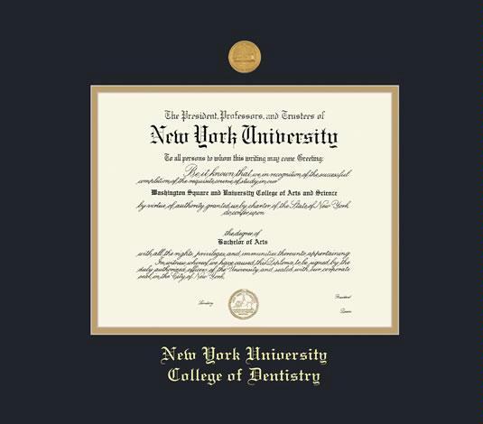New York University College of Dentistry-Official Licensed-Silve