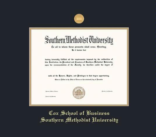 Custom Diploma Frames & Certificate Frames - Framing Success: SMU