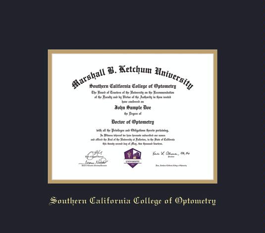 Custom Diploma Frames Certificate Frames Framing Success Marshall B Ketchum Ms Doc Of Optometry Pre 3 16 W Black