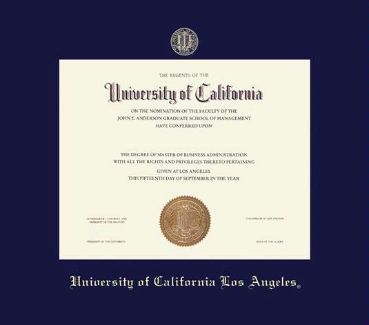 Custom Diploma Frames & Certificate Frames - Framing Success: UCLA Dip ...