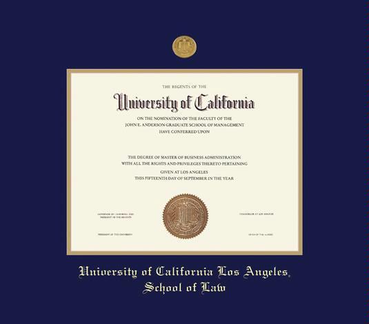 Custom Diploma Frames & Certificate Frames - Framing Success: UCLA ...