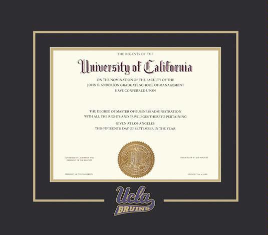 Custom Diploma Frames & Certificate Frames - Framing Success: UCLA ...