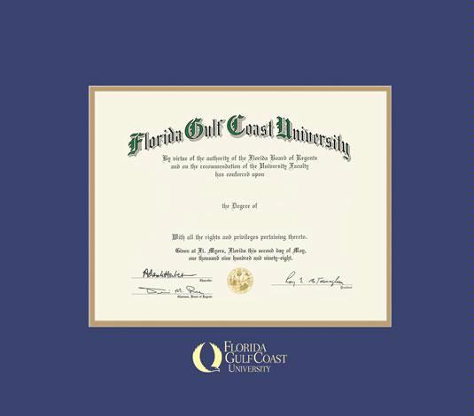 Custom Diploma Frames & Certificate Frames - Framing Success: Florida ...