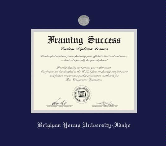 Custom Diploma Frames & Certificate Frames - Framing Success: BYU-Idaho ...