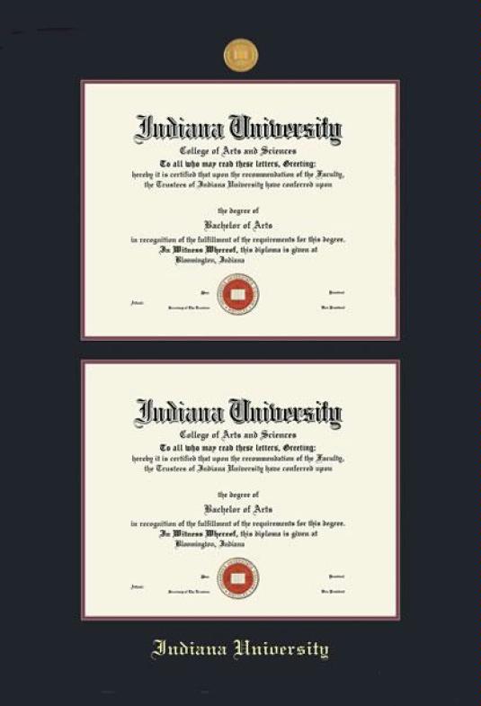 IUSB Indiana University South Bend diploma frame outlet campus certificate degree frames framing gift graduation plaque document graduate college