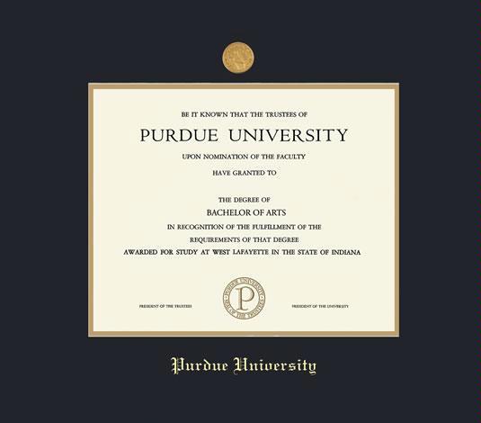 Custom Diploma Frames & Certificate Frames - Framing Success: Purdue U ...