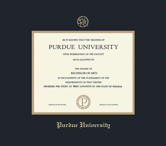 Custom Diploma Frames & Certificate Frames - Framing Success: Purdue ...