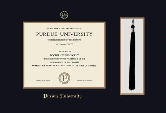 Custom Diploma Frames & Certificate Frames - Framing Success: Purdue ...