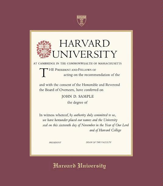 Custom Diploma Frames & Certificate Frames Framing Success Harvard U. Dental Diploma with