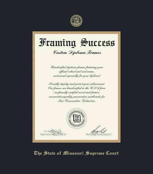 Custom Diploma Frames & Certificate Frames - Framing Success: Missouri ...