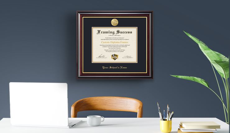 Licensed Embossed Diploma Frames