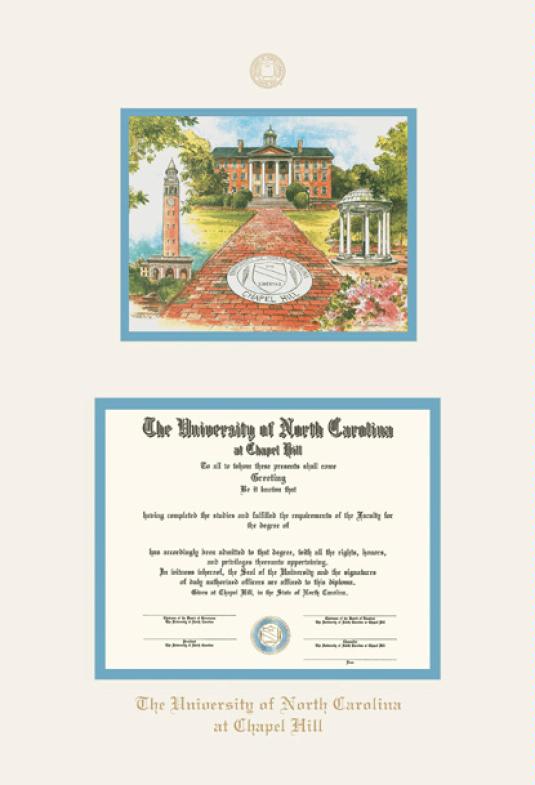 Custom Diploma Frames & Certificate Frames Framing Success UNC