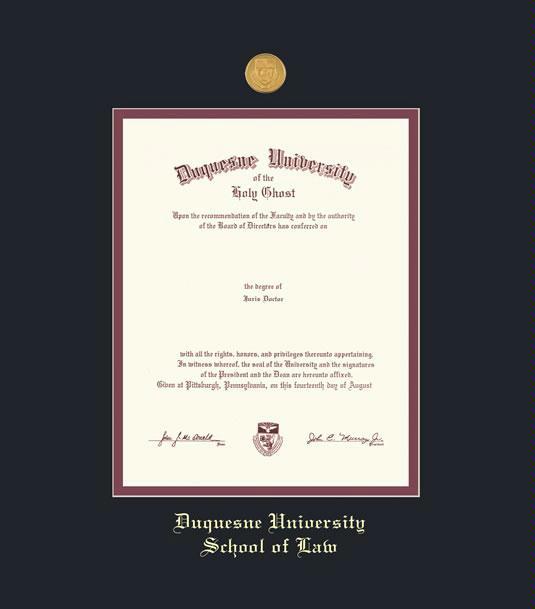 Custom Diploma Frames & Certificate Frames Framing Success Duquesne