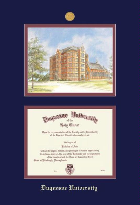 Custom Diploma Frames & Certificate Frames Framing Success Duquesne