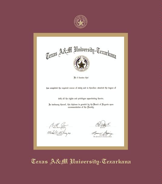 Custom Diploma Frames & Certificate Frames Framing Success Texas A&M