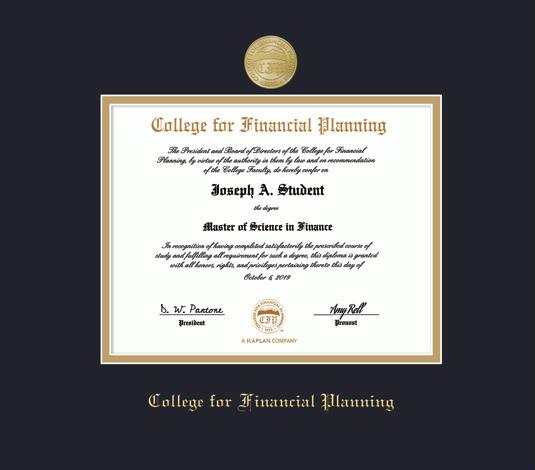 certificates in financial planning