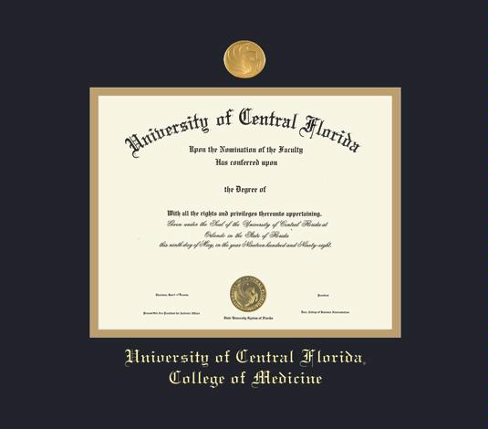 Custom Diploma Frames & Certificate Frames - Framing Success: UCF ...