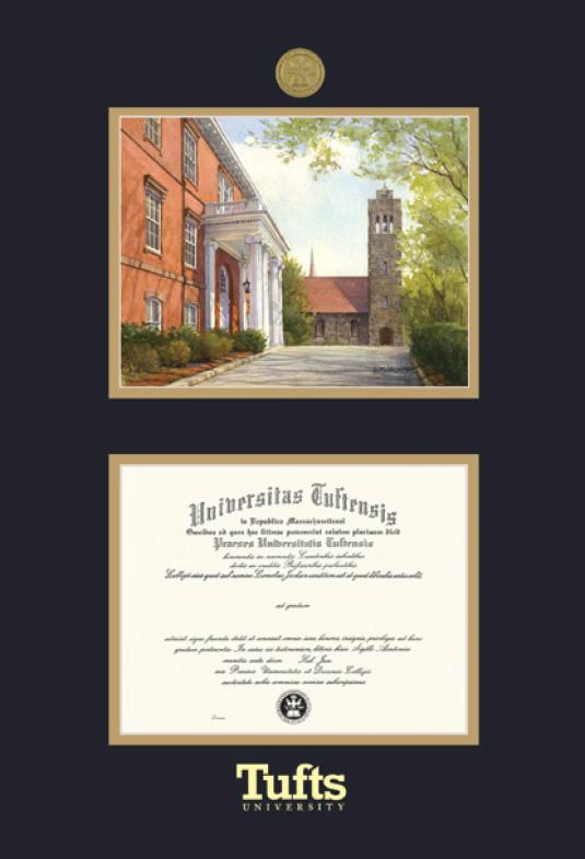 Custom Diploma Frames & Certificate Frames - Framing Success: Tufts U