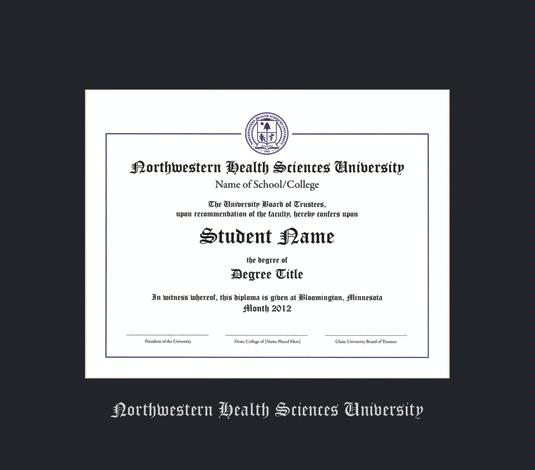 Custom Diploma Frames & Certificate Frames - Framing Success: NWHSU 11 ...