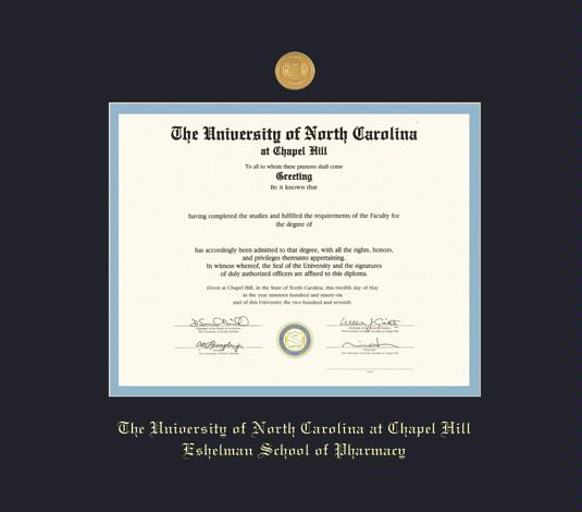 Custom Diploma Frames & Certificate Frames - Framing Success: UNC ...