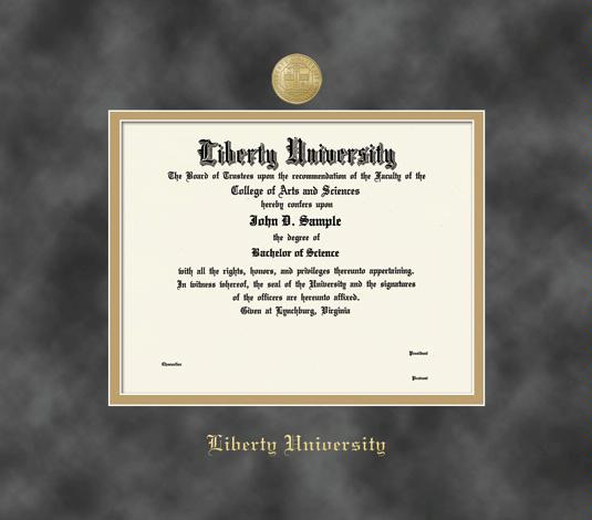 Custom Diploma Frames & Certificate Frames - Framing Success: Liberty U ...