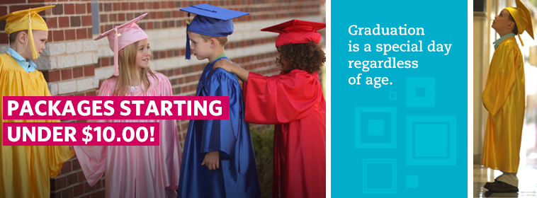 Graduation Caps and Gowns for Kindergarten DayCare and Preschool